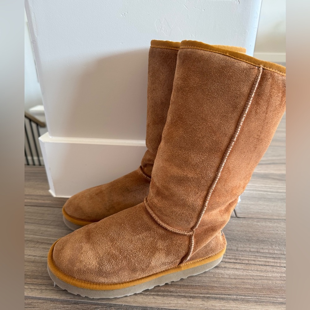 UGG Chestnut Suede Tall Boots. Women’s size 7. GUC - Picture 3 of 16